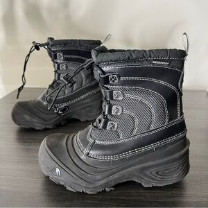 The North Face Unisex Kid's Alpenglow IV Insulated Snow Boots Black Size 13